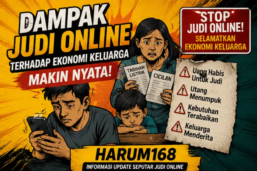Harum168 Marak Judi Online, Kondisi Keluarga dan Bansos Disorot