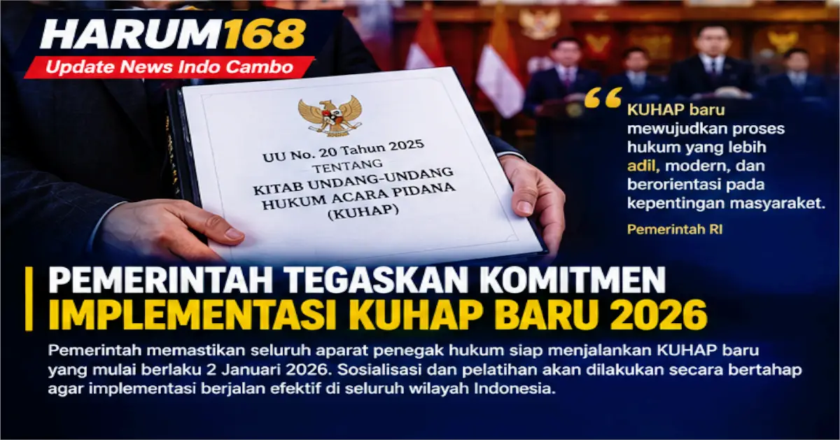 Harum168 Perubahan Ketentuan Pidana Indonesia Tahun 2026
