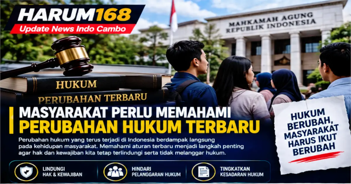 Harum168 Perubahan Hukum Pidana Indonesia Mulai Berlaku