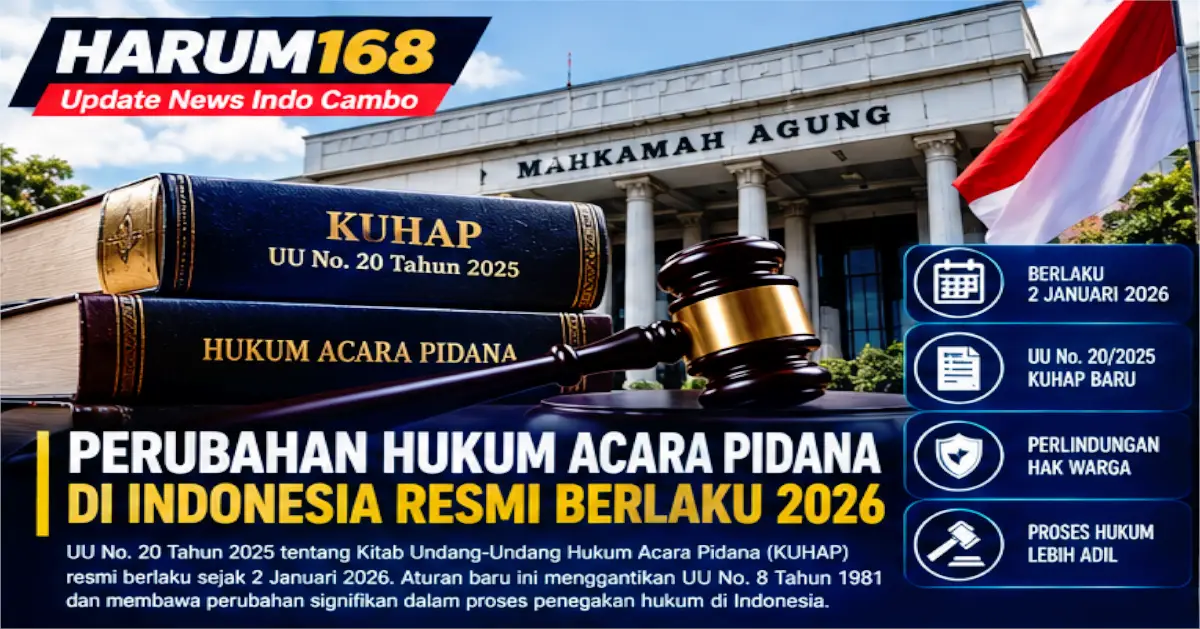 Harum168 Perubahan Aturan Pidana dalam Sistem Hukum Nasional