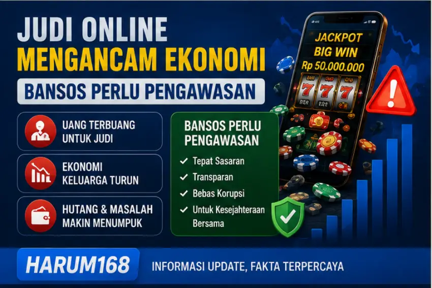 Harum168 Perjudian dan Bansos Jadi Sorotan, Warga Perlu Waspada