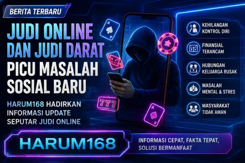 Harum168 Maraknya Judi Online, Bantuan Sosial Jadi Perhatian Publik